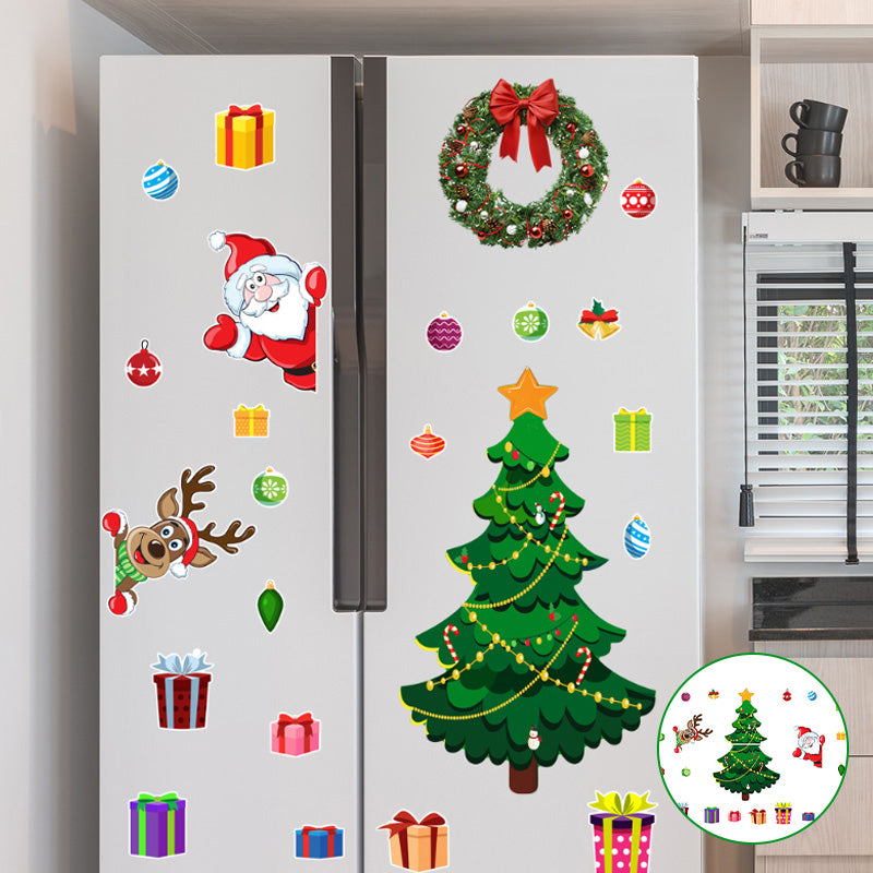 FestiveFridge Fun™ – Magnetic Christmas Decorations