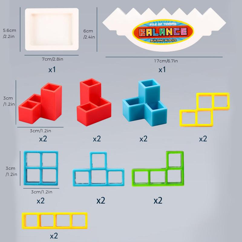 Montessori - Balance Tower Game