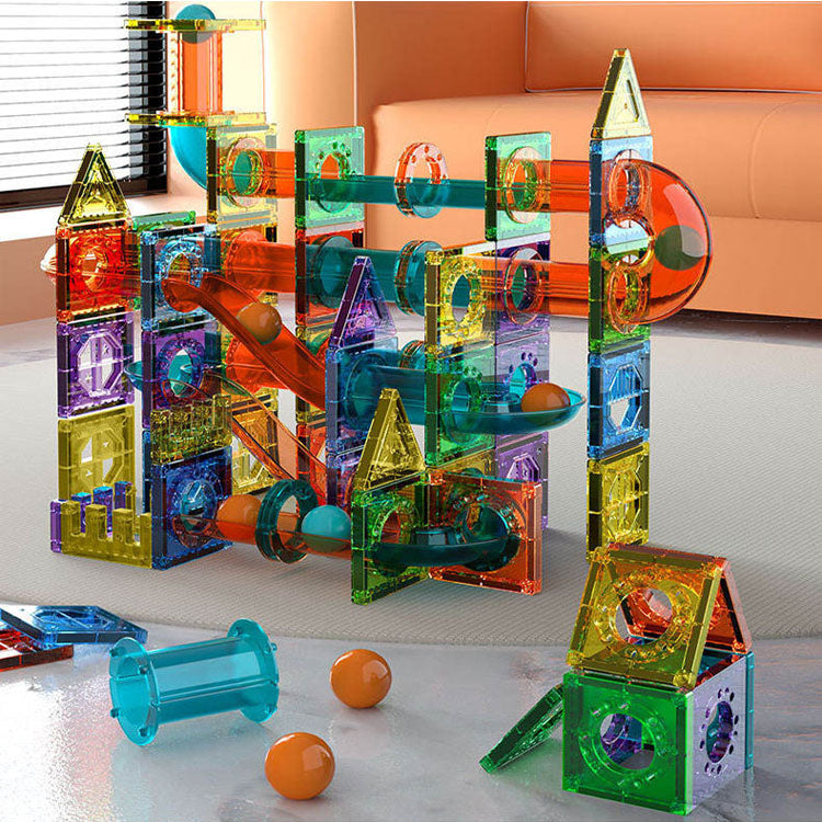 Paradies - Magnetic Building Block Marble Run