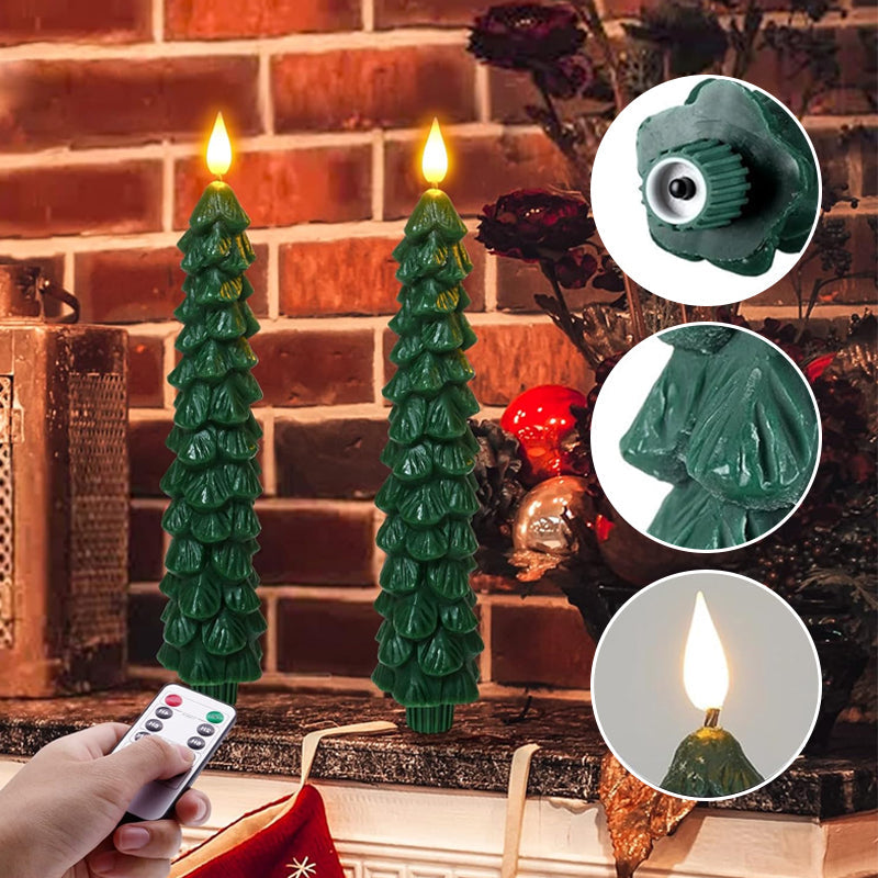 GlowLights™ – LED Christmas Tree Candle Set