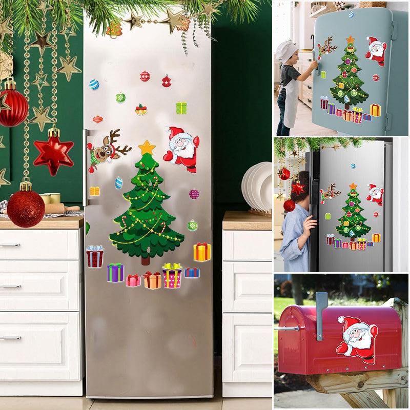 FestiveFridge Fun™ – Magnetic Christmas Decorations