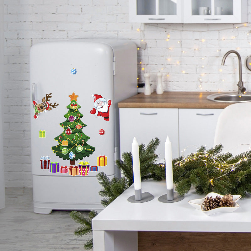 FestiveFridge Fun™ – Magnetic Christmas Decorations