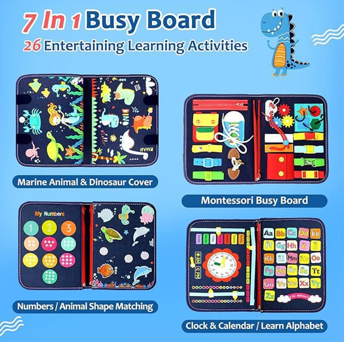 Montessori Learning Adventure - Busy & Magic Activity Book