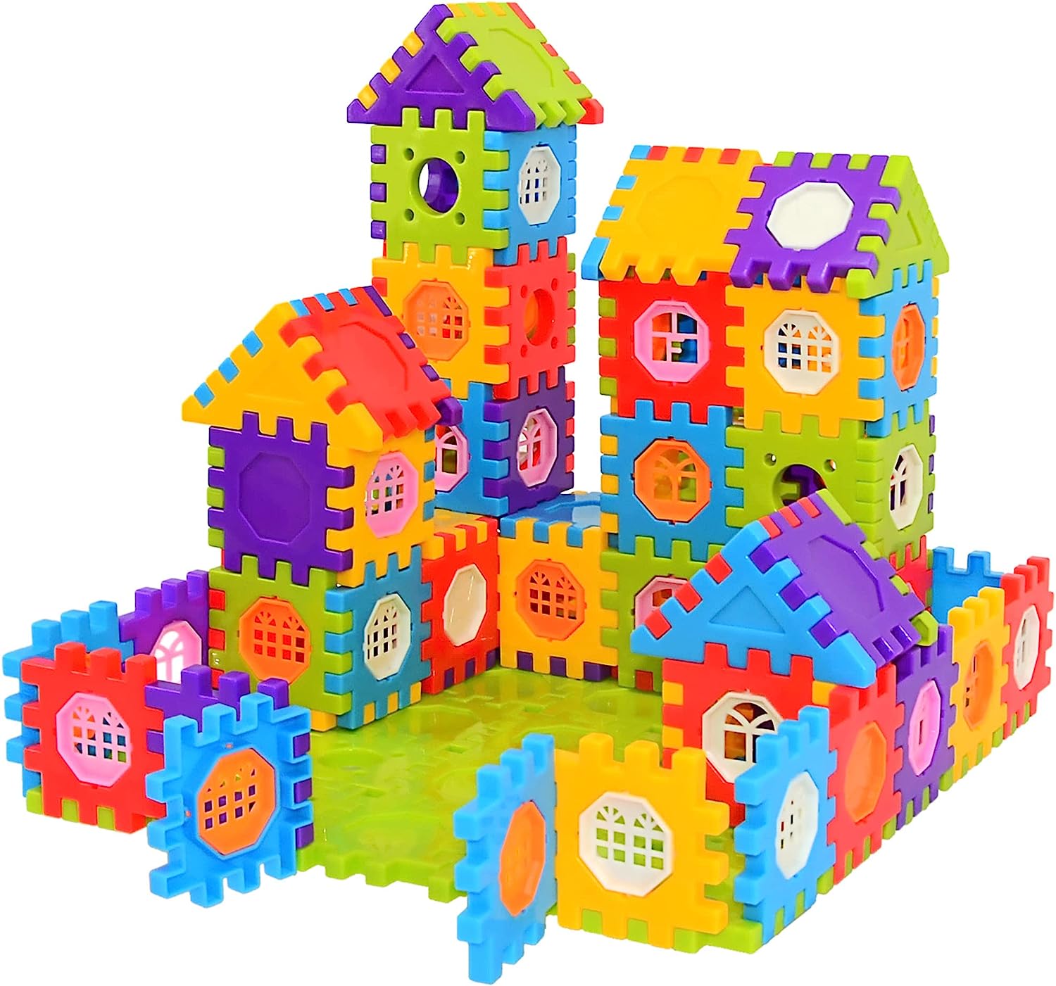 Montessori - Interlocking Building Blocks (150 PCS)