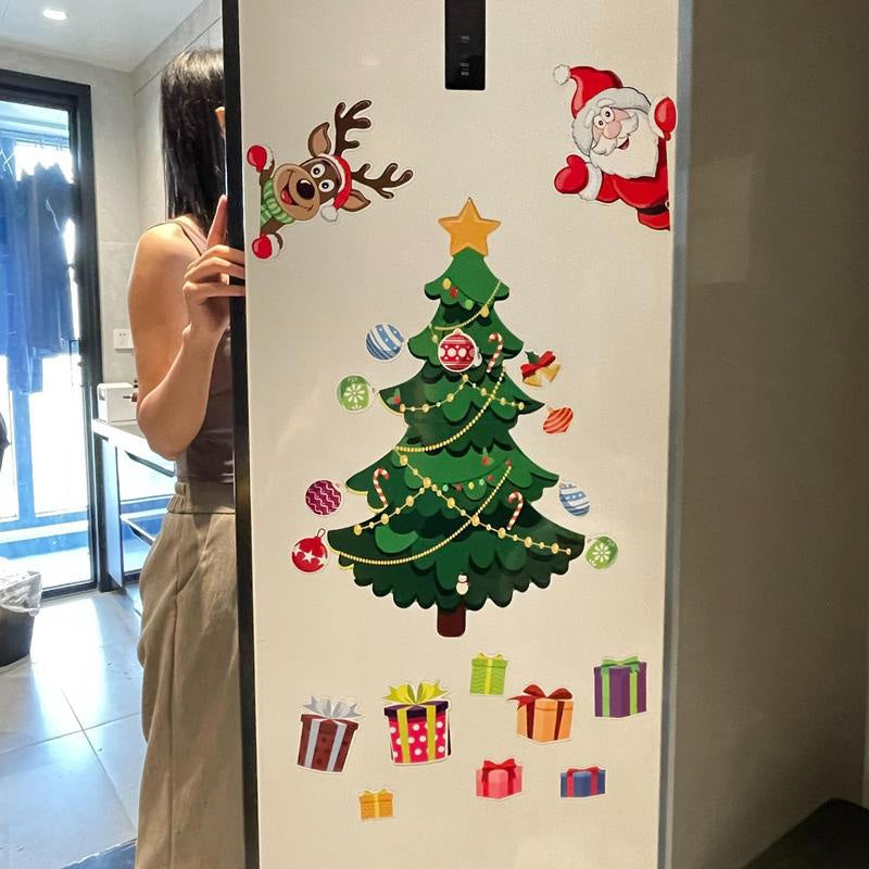 FestiveFridge Fun™ – Magnetic Christmas Decorations