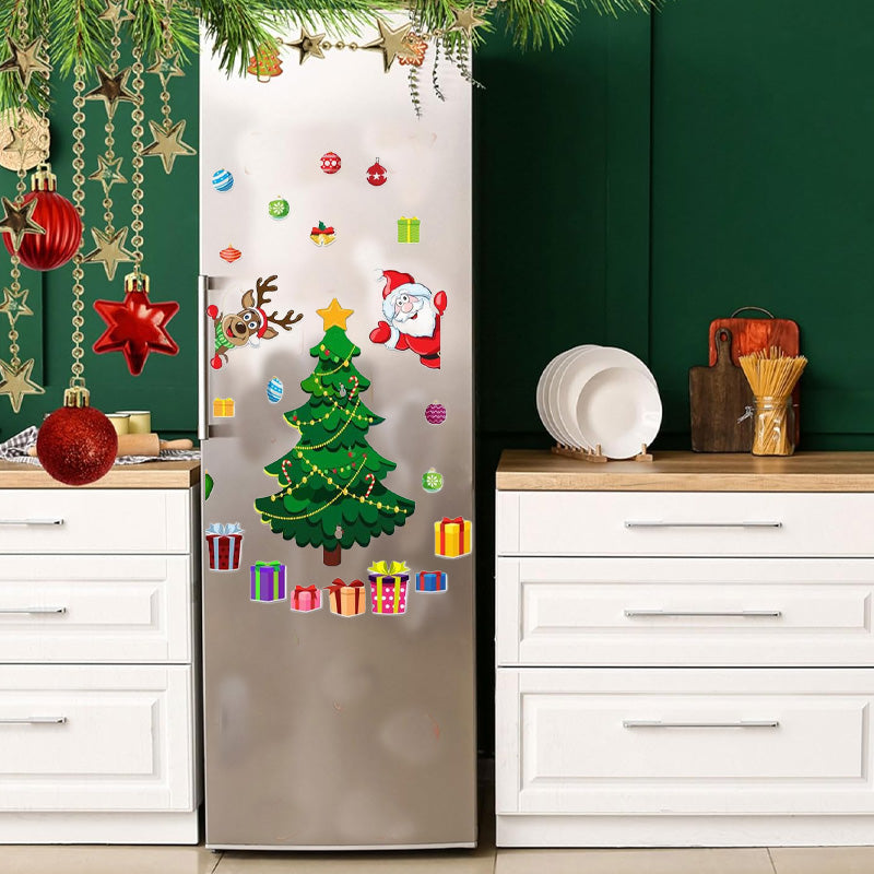 FestiveFridge Fun™ – Magnetic Christmas Decorations