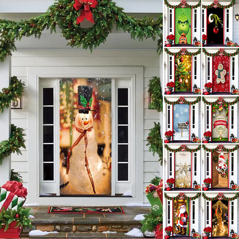 FestiveWelcome™ – The Christmas Door and Outdoor Decoration Set