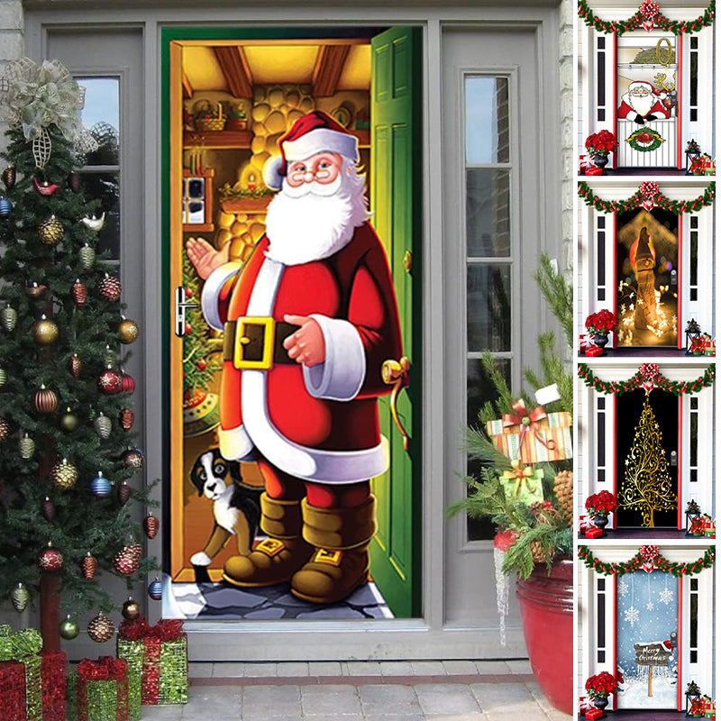 FestiveWelcome™ – The Christmas Door and Outdoor Decoration Set