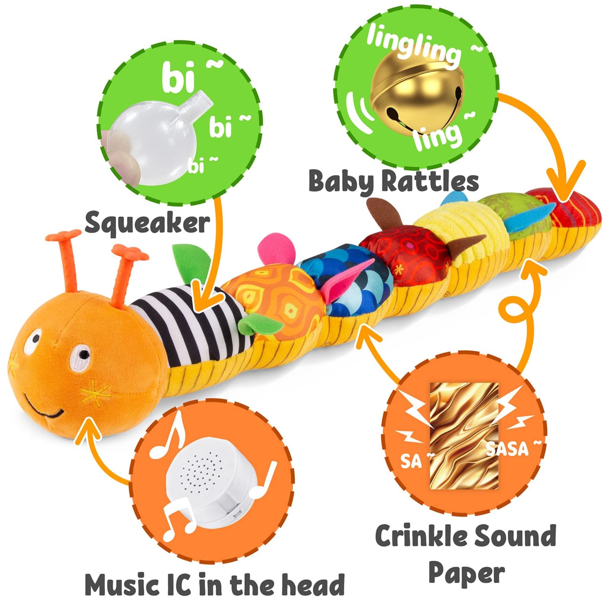 MelodyCrawl Musical Caterpillar™