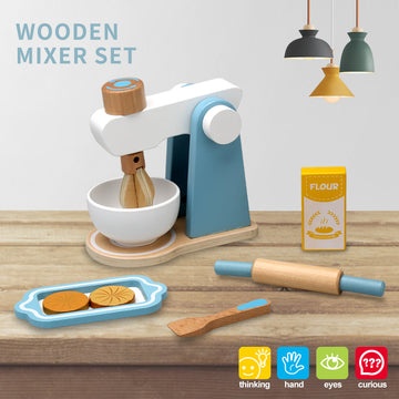 MiniChef Mixer™ – Wooden Kitchen Prep Toy