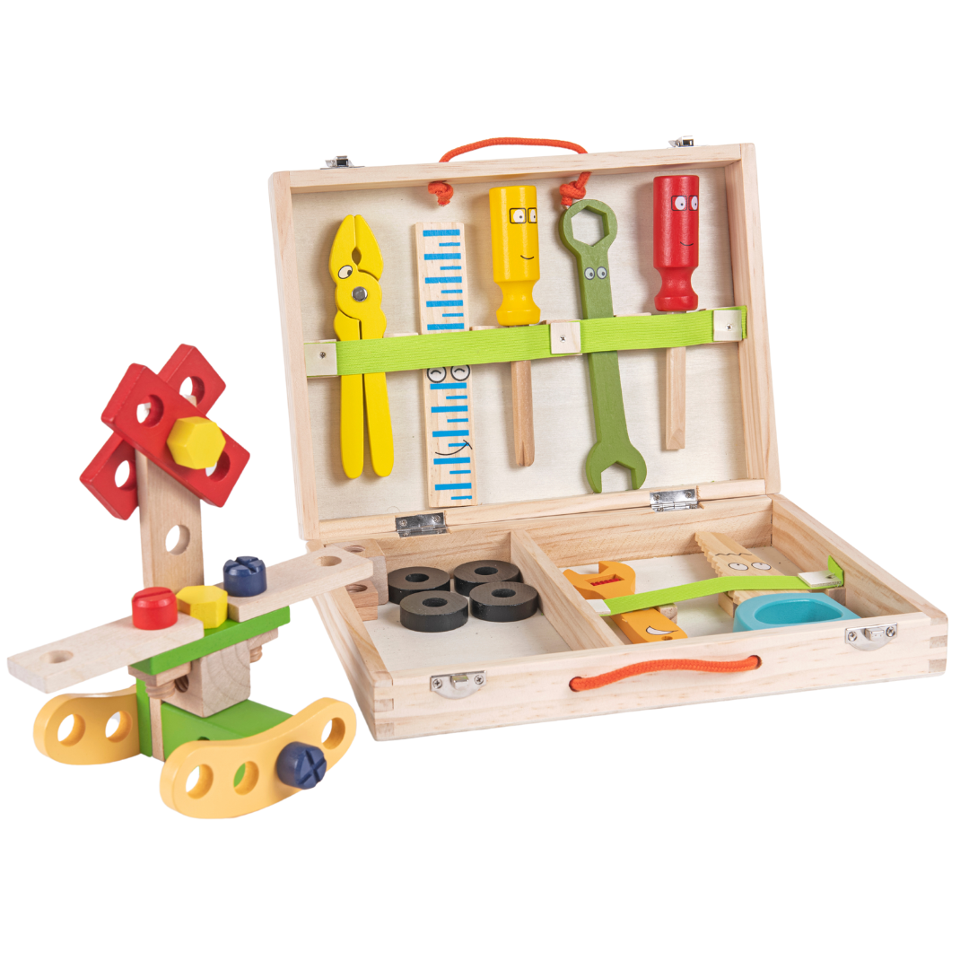 KidBuilder™ – Wooden Tool Kit