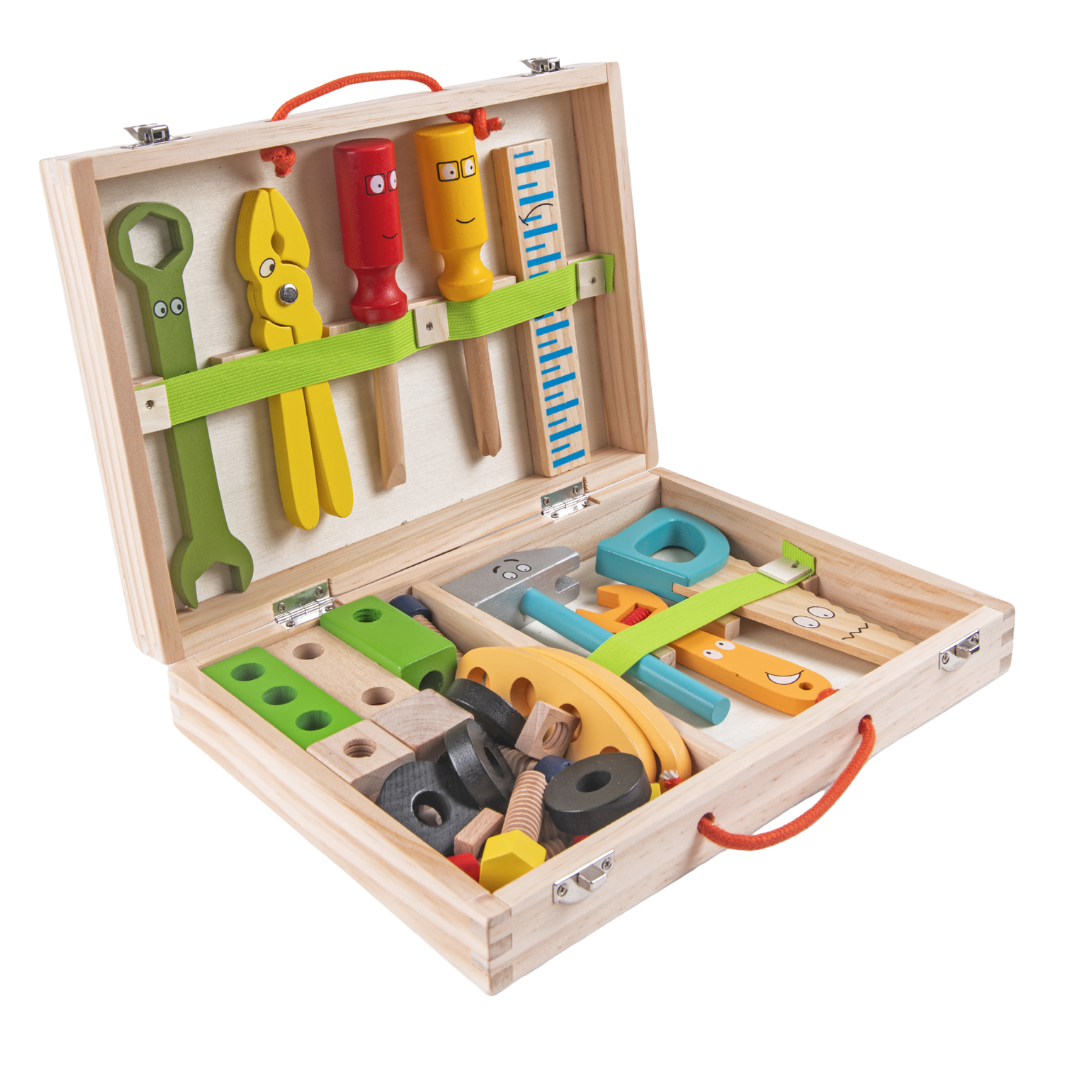 KidBuilder™ – Wooden Tool Kit