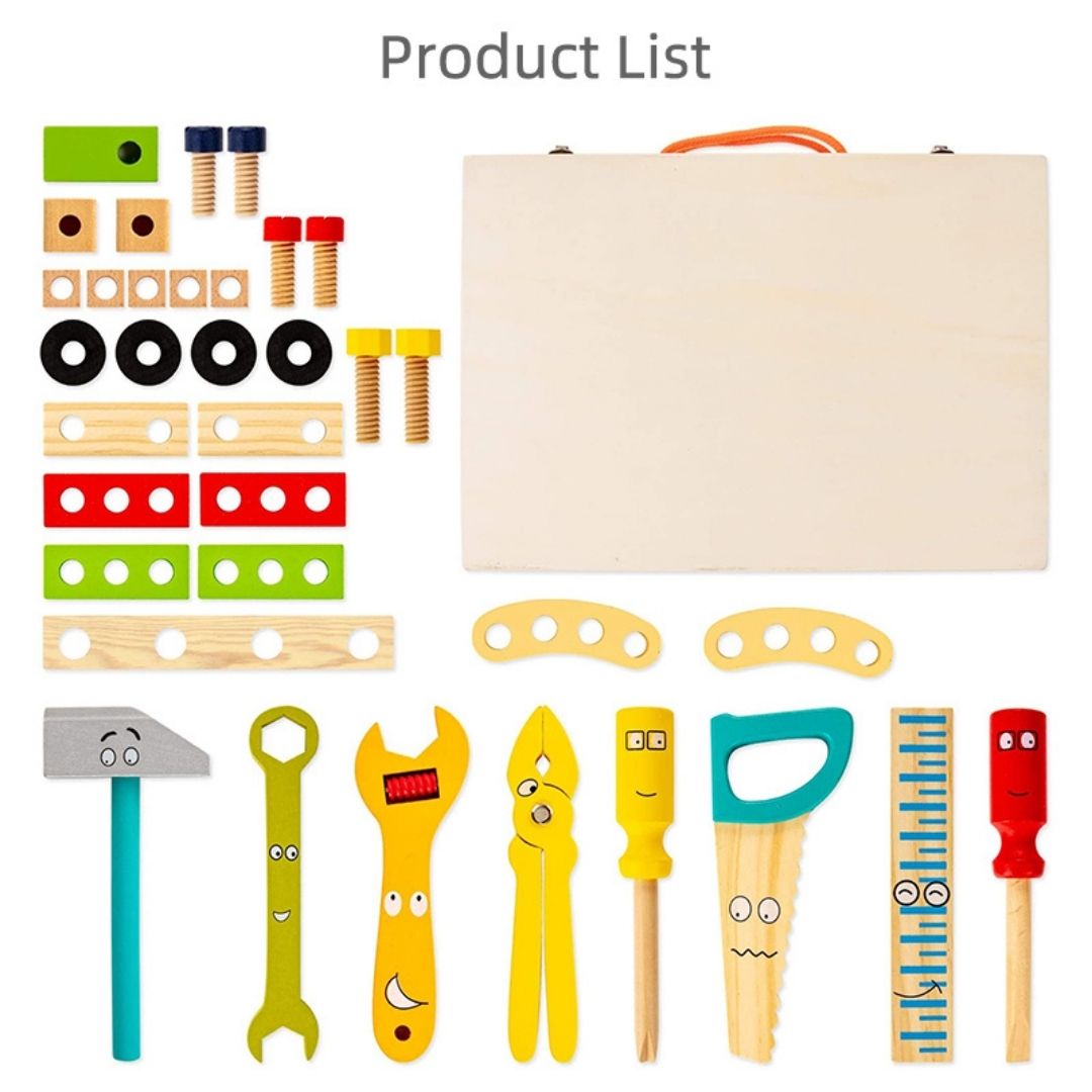 KidBuilder™ – Wooden Tool Kit