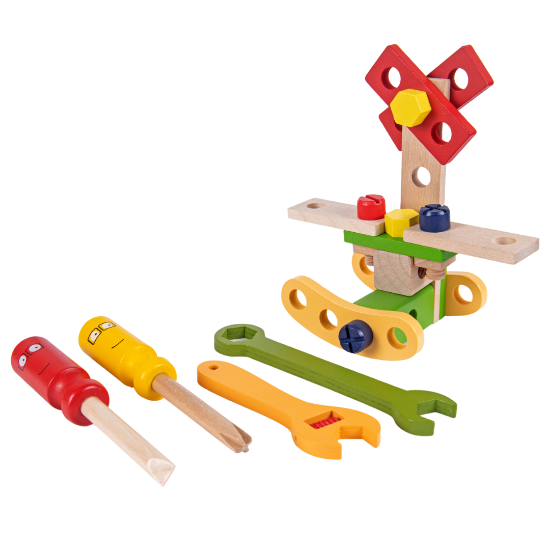 KidBuilder™ – Wooden Tool Kit