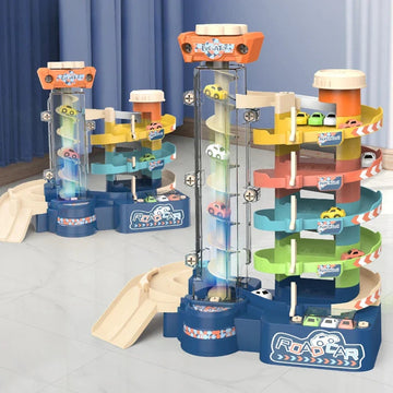 Park & Slide™ – Multi-Level Parking Garage Playset