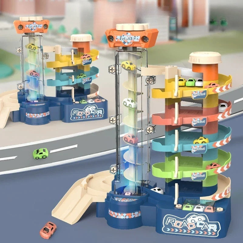 Park & Slide™ – Multi-Level Parking Garage Playset