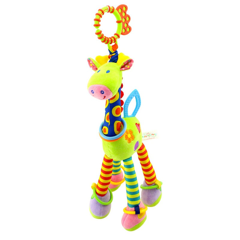 Plush Rattle Giraffe