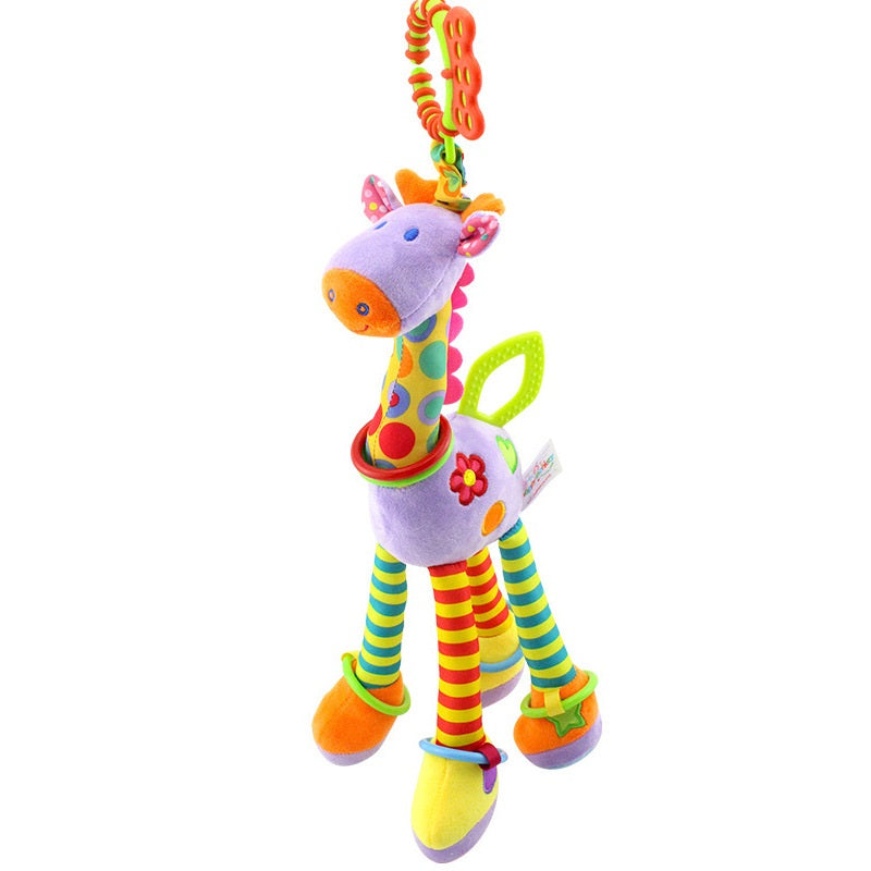 Plush Rattle Giraffe