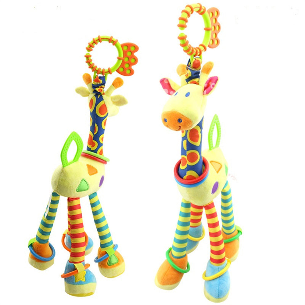 Plush Rattle Giraffe