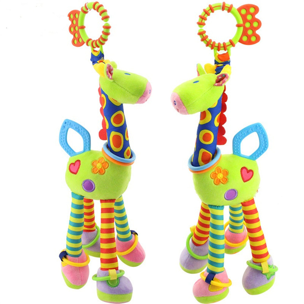 Plush Rattle Giraffe