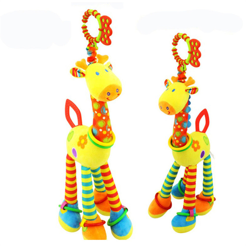 Plush Rattle Giraffe