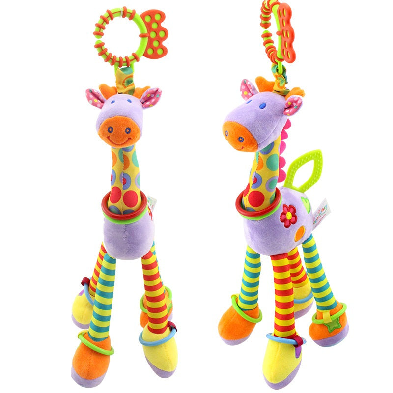 Plush Rattle Giraffe