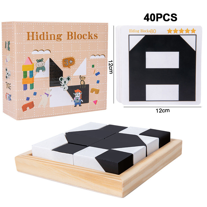 Hidden Blocks Puzzle - Boost Spatial Imagination | Parent-Child Game