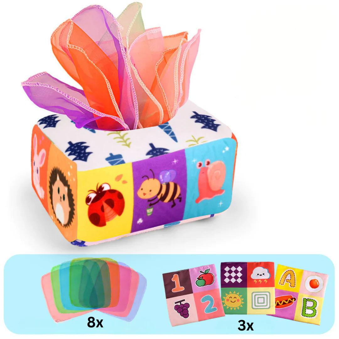 PeekBox™ – Montessori Sensory Tissue Box