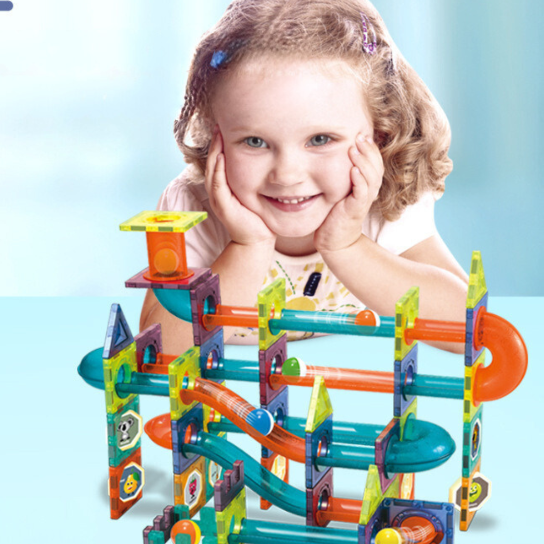 Paradies - Magnetic Building Block Marble Run